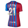 Original Fußballtrikot FC Barcelona Frenkie De Jong 21 Heimtrikot 2021-22 Für Damen